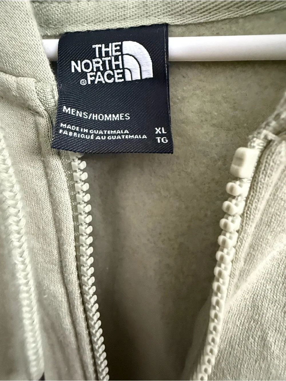 The North Face Men's Full-Zip Hoodie in Olive Green